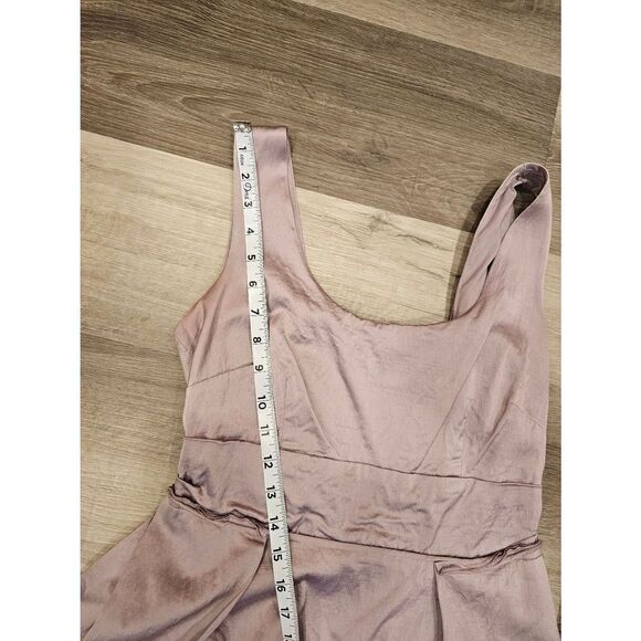 Ann Taylor size 2 Womens Lavender silver shimmer Dress - Picture 12 of 12